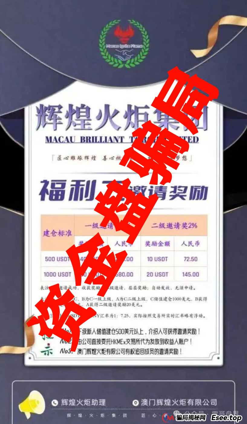 【辉煌火炬集团】这玩意儿到底靠不靠谱?震哥来给你扒扒底(3) 【辉煌火炬集团】这玩意儿到底靠不靠谱?震哥来给你扒扒底(3)