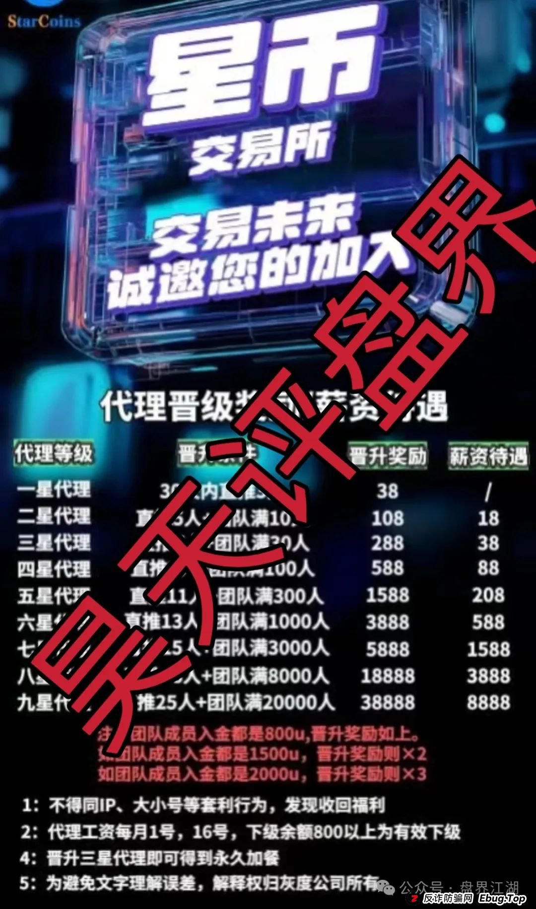 星币交易所跟单类资金盘骗局,已经开始单割,高度预警,即将崩盘跑路!(2) 星币交易所跟单类资金盘骗局,已经开始单割,高度预警,即将崩盘跑路!(2)