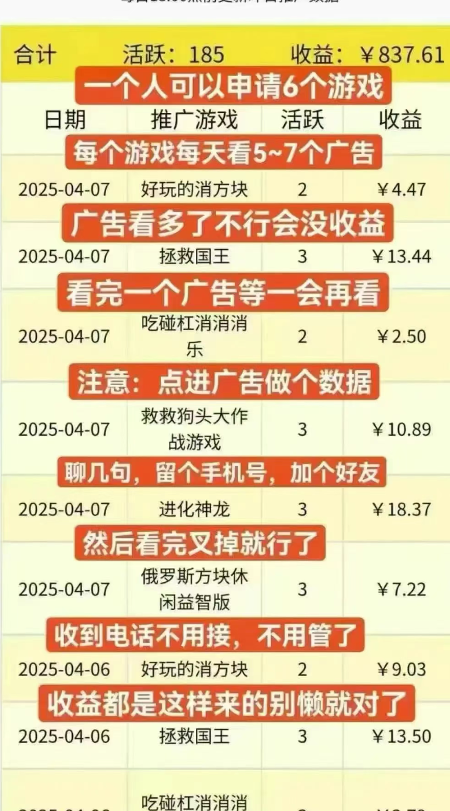 友梦联盟 微信小游戏,不玩游戏,只看广告撸现金(6) 友梦联盟 微信小游戏,不玩游戏,只看广告撸现金(6)