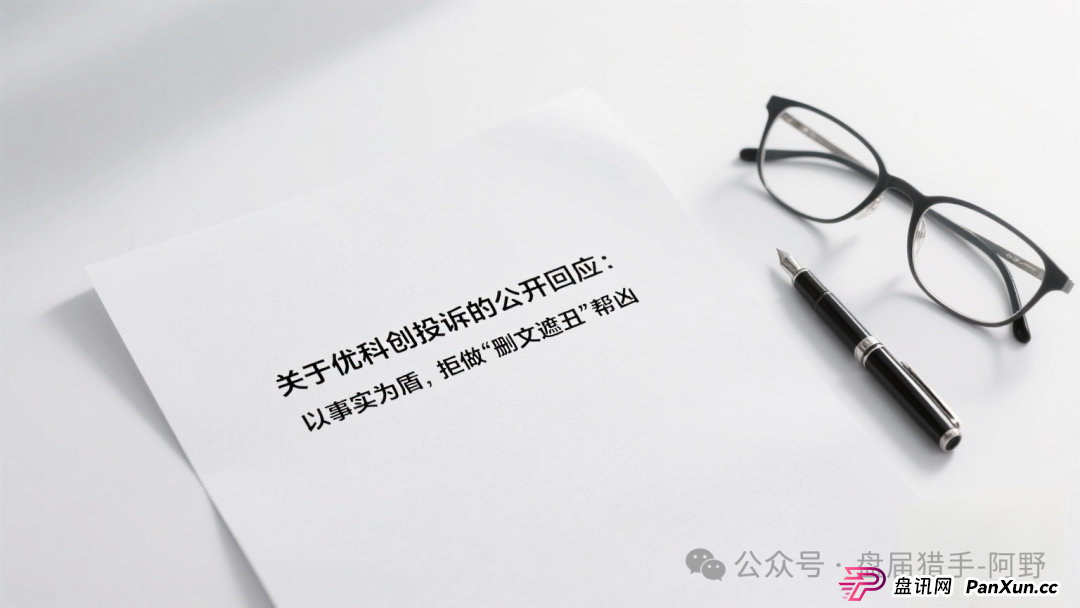 关于优科创投诉的公开回应:以事实为盾,拒做“删文遮丑”帮凶(1) 关于优科创投诉的公开回应:以事实为盾,拒做“删文遮丑”帮凶(1)