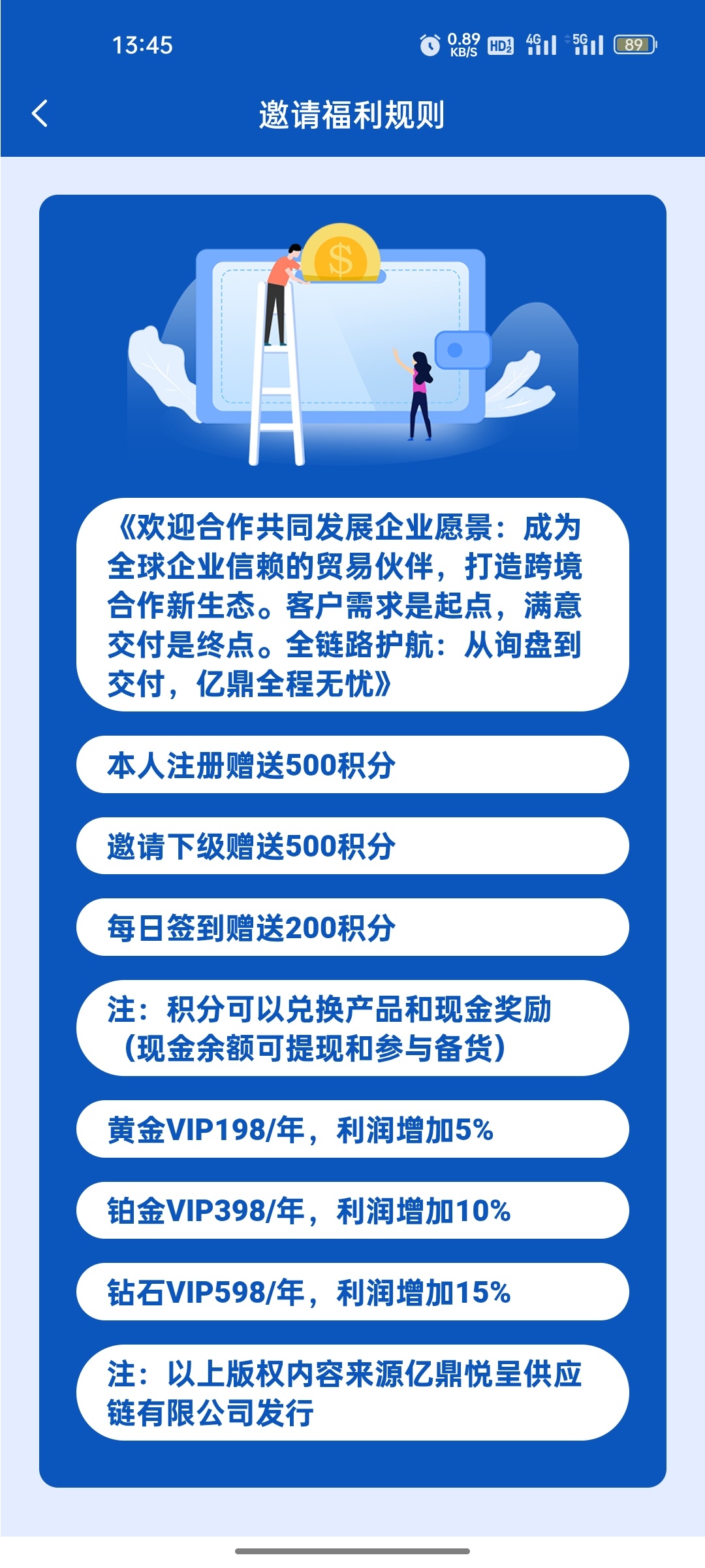 亿鼎悦呈,注册就得5元,每天签到得2元(2) 亿鼎悦呈,注册就得5元,每天签到得2元(2)