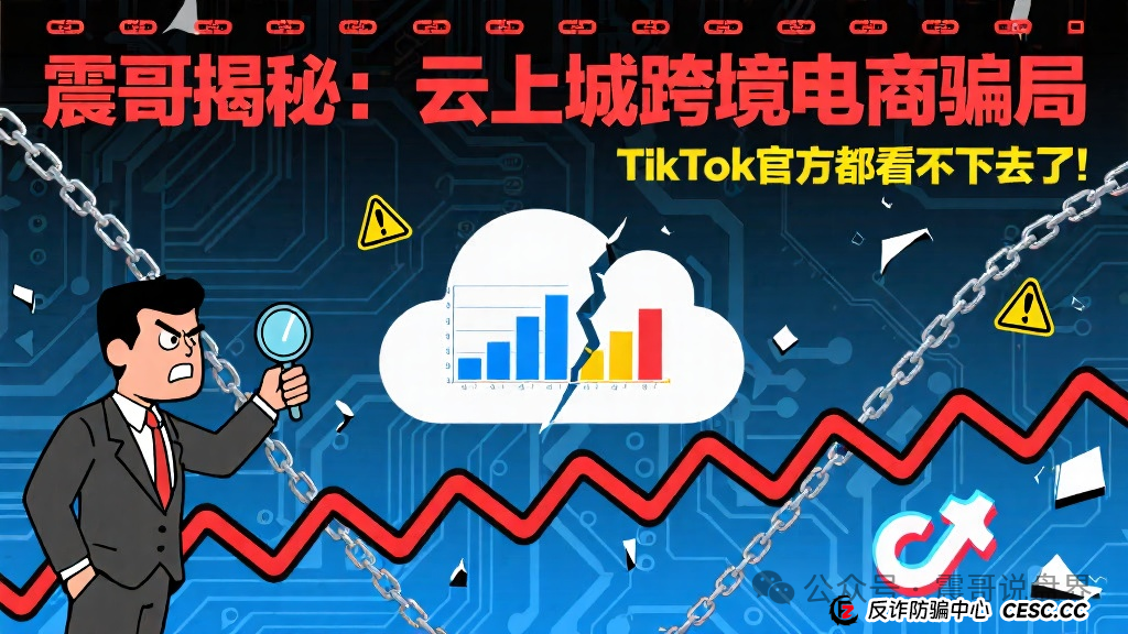 震哥揭秘:云上城跨境电商骗局,TikTok官方都看不下去了!(1) 震哥揭秘:云上城跨境电商骗局,TikTok官方都看不下去了!(1)