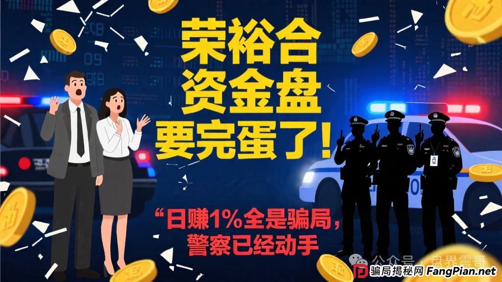 荣裕合资金盘要完蛋了！日赚1%全是骗局，警察已经动手，你的血汗钱可能要打水漂(1)