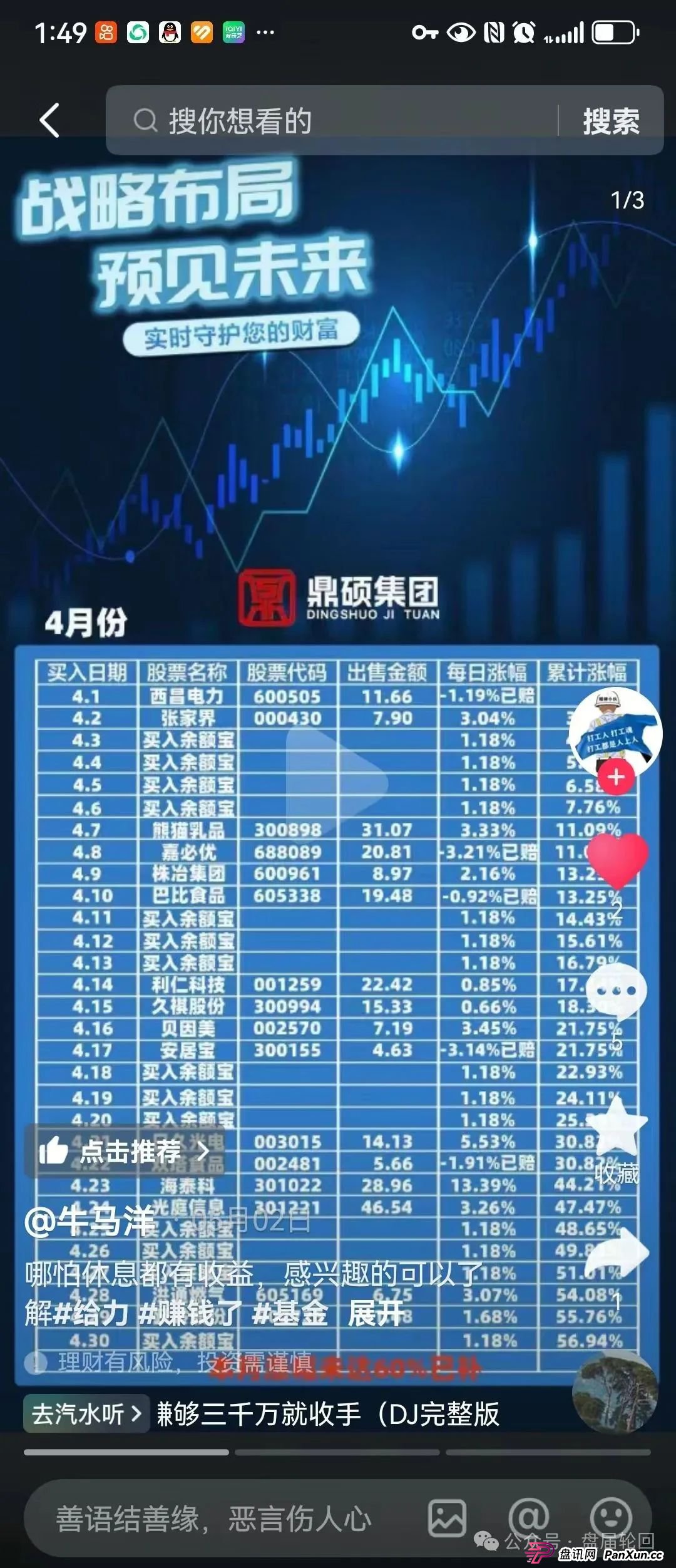 【胜利资本】鼎硕集团股票跟单骗局 已经单割 马上全线崩盘(4)