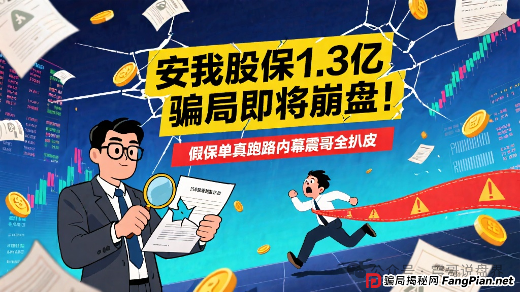 安我股保1.3亿骗局即将崩盘!假保单真跑路内幕震哥全扒皮(1) 安我股保1.3亿骗局即将崩盘!假保单真跑路内幕震哥全扒皮(1)