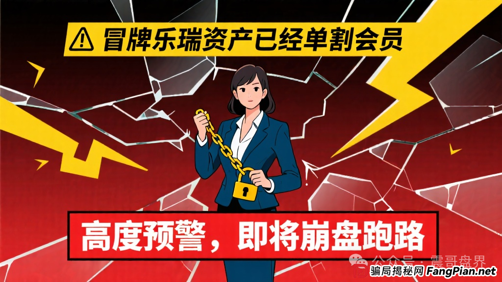 冒牌乐瑞资产已经单割会员,高度预警,即将崩盘跑路(1) 冒牌乐瑞资产已经单割会员,高度预警,即将崩盘跑路(1)