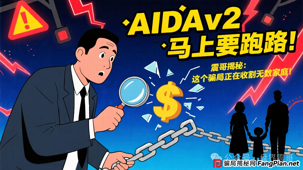 AIDAv2马上要跑路!震哥揭秘:这个骗局正在收割无数家庭!(1) AIDAv2马上要跑路!震哥揭秘:这个骗局正在收割无数家庭!(1)