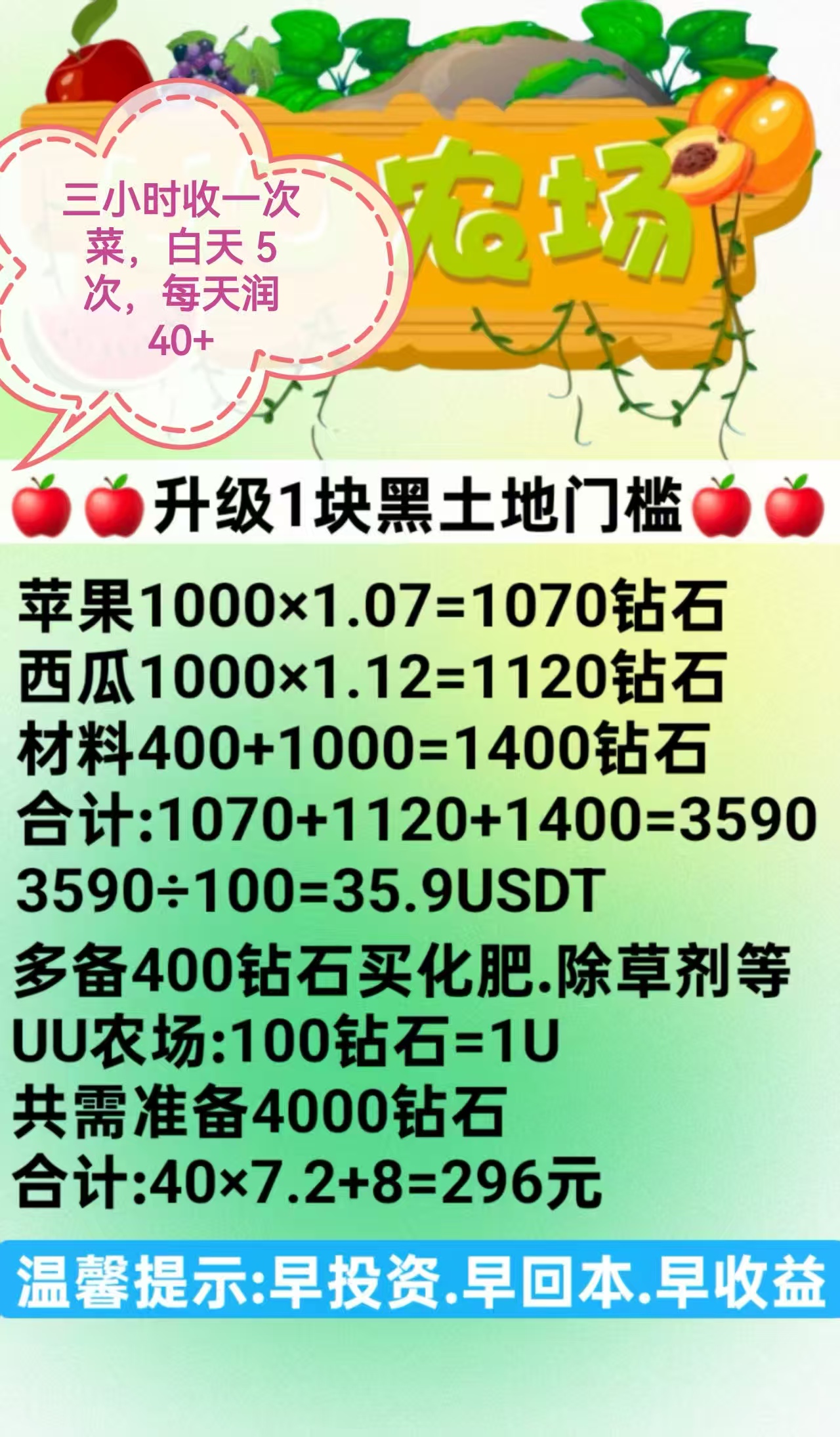 《UU农场》 首码火爆上线，农场种菜，简单易懂，首批稳定吃肉！(5)