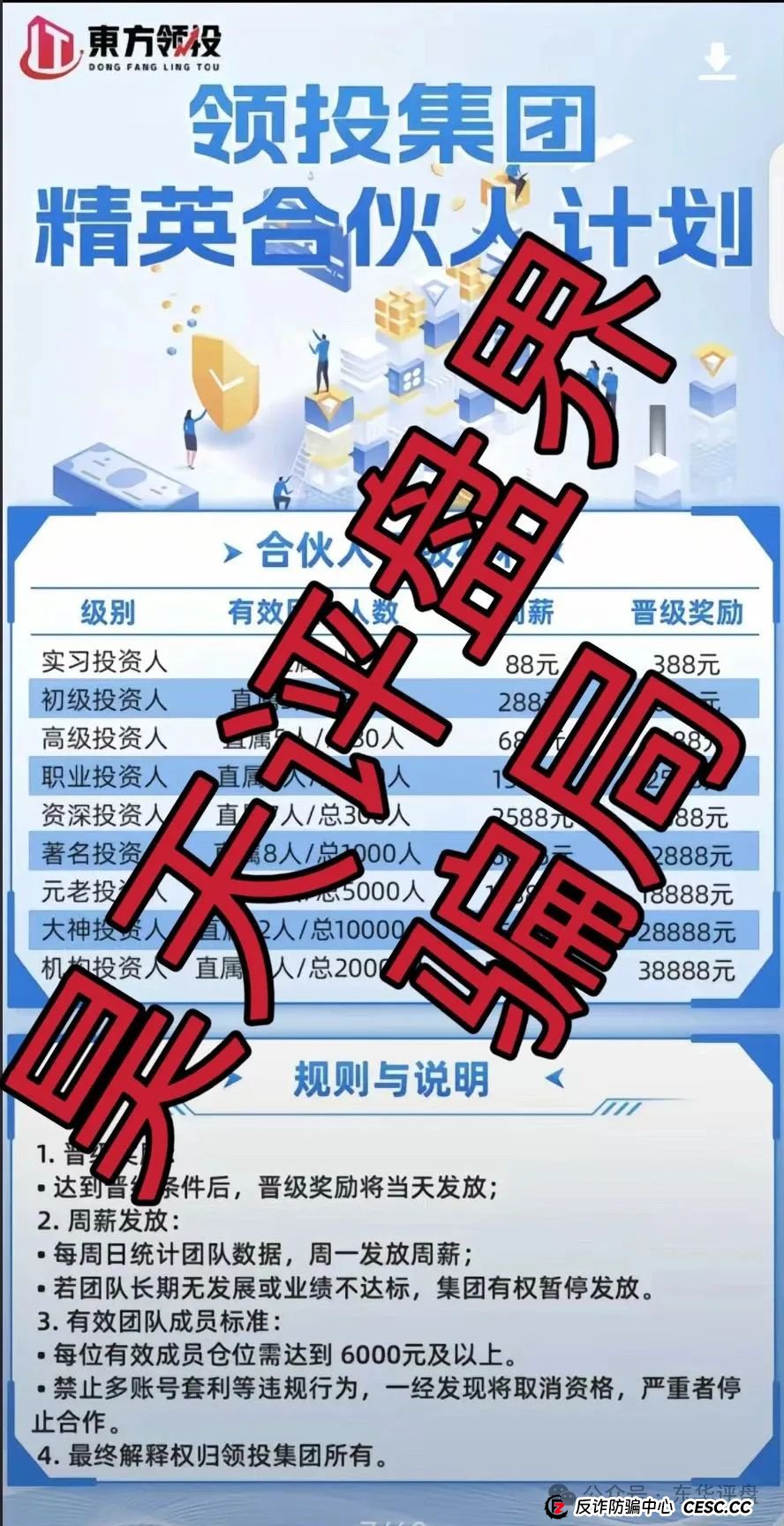 高度预警:东方领投(领投集团)冒充正规公司的跟单类资金盘骗局,即将崩盘跑路!(1) 高度预警:东方领投(领投集团)冒充正规公司的跟单类资金盘骗局,即将崩盘跑路!(1)