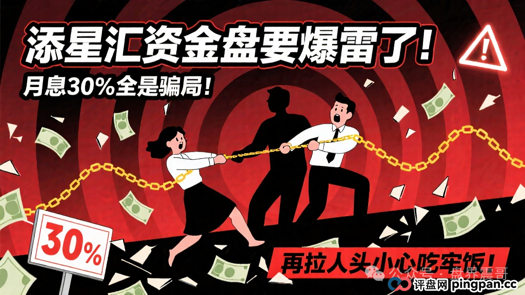 添星汇资金盘要爆雷了!月息30%全是骗局,再拉人头小心吃牢饭!(1) 添星汇资金盘要爆雷了!月息30%全是骗局,再拉人头小心吃牢饭!(1)