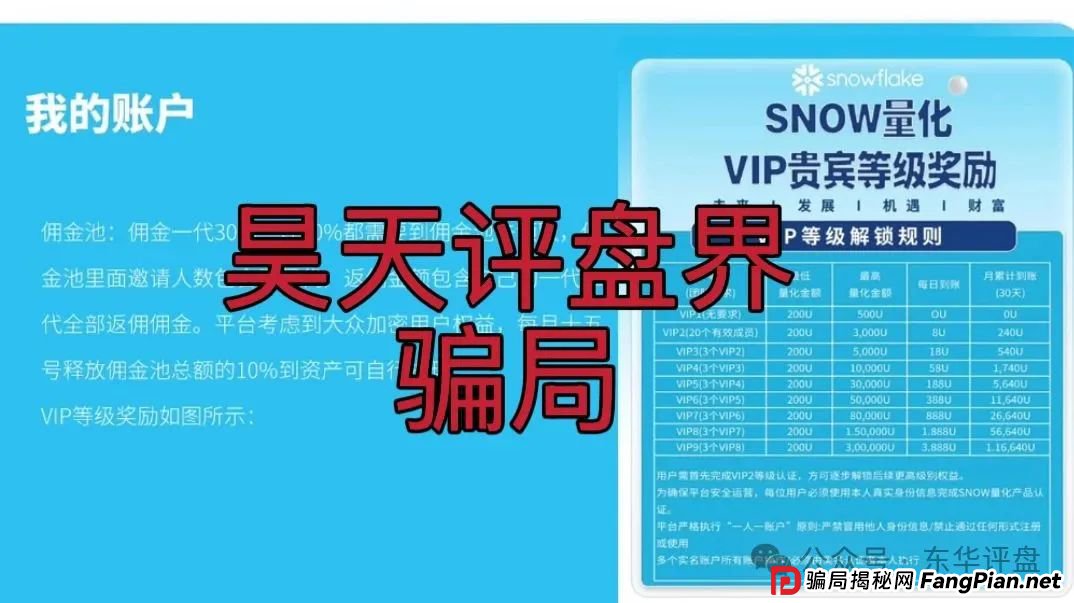 Snow Ai量化典型的分红类资金盘骗局,已经开始单割,高度预警,即将崩盘跑路!(1) Snow Ai量化典型的分红类资金盘骗局,已经开始单割,高度预警,即将崩盘跑路!(1)