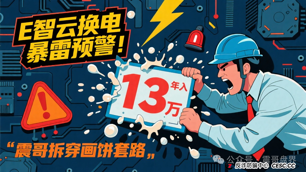 E智云换电暴雷预警!震哥拆穿年入13万的画饼套路(1) E智云换电暴雷预警!震哥拆穿年入13万的画饼套路(1)