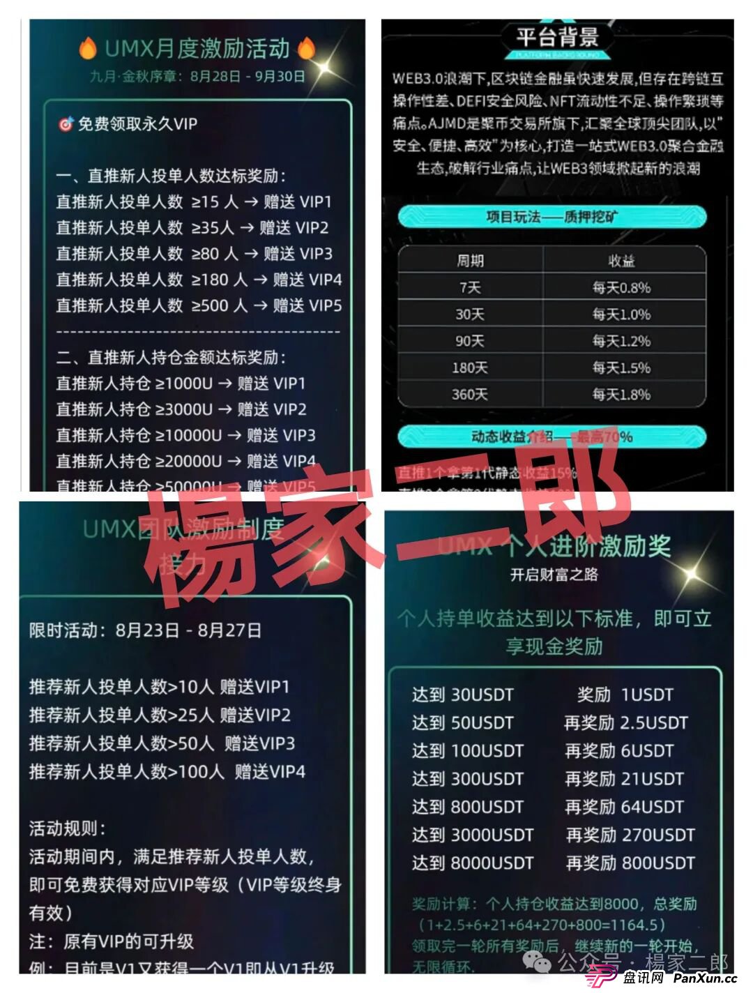 警惕:UMX混币超级短命杀猪盘,一定不要碰!(2) 警惕:UMX混币超级短命杀猪盘,一定不要碰!(2)