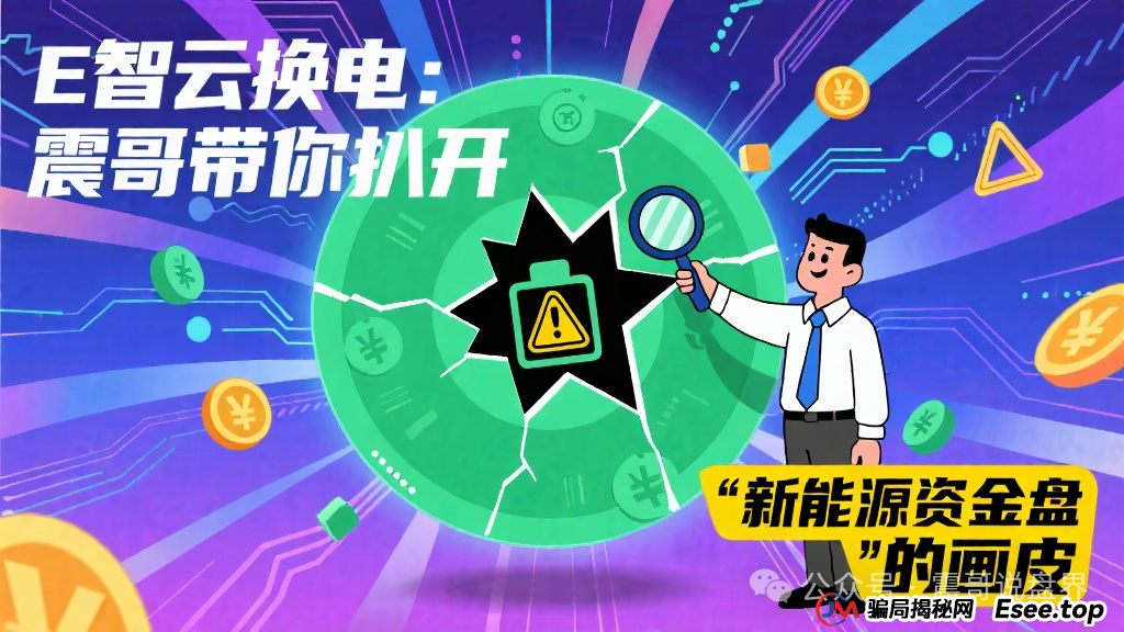 E智云换电:震哥带你扒开"新能源资金盘"的画皮(1) E智云换电:震哥带你扒开"新能源资金盘"的画皮(1)