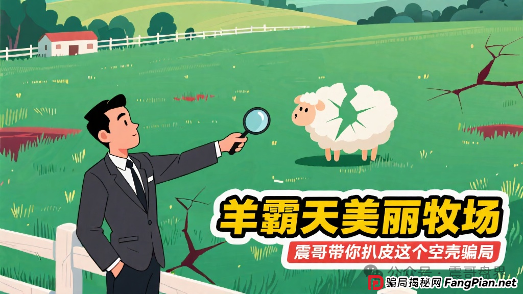 羊霸天美丽牧场:震哥带你扒皮这个空壳骗局(1) 羊霸天美丽牧场:震哥带你扒皮这个空壳骗局(1)