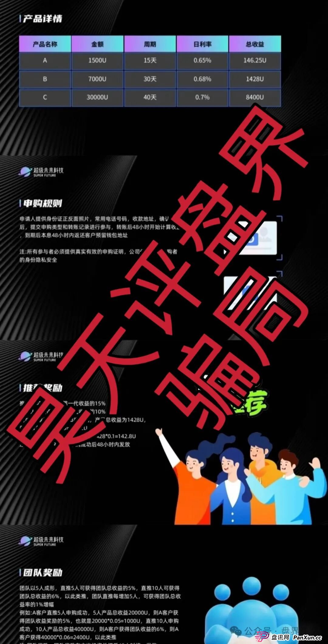 超级未来Super Future AI算力租赁又一个分红类资金盘骗局,小心个人信息泄露,高度预警,切勿上当受骗!(4) 超级未来Super Future AI算力租赁又一个分红类资金盘骗局,小心个人信息泄露,高度预警,切勿上当受骗!(4)