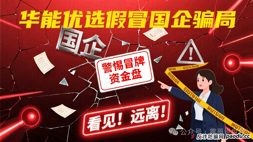 华能优选假冒国企骗局,警惕冒牌资金盘,看见远离(1) 华能优选假冒国企骗局,警惕冒牌资金盘,看见远离(1)