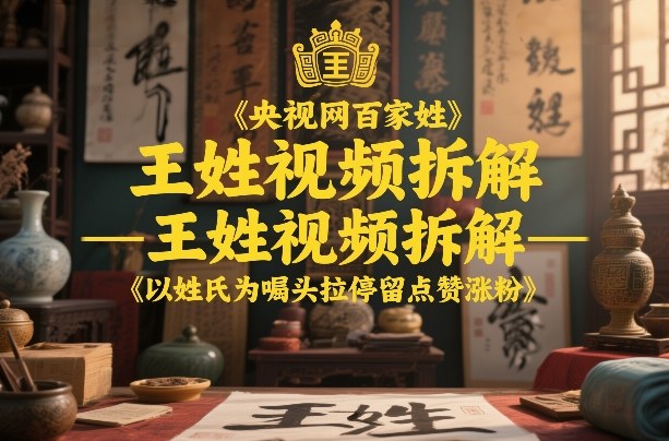 央视网深度剖析:王姓视频如何引爆流量,姓氏话题成涨粉利器(1) 央视网深度剖析:王姓视频如何引爆流量,姓氏话题成涨粉利器(1)