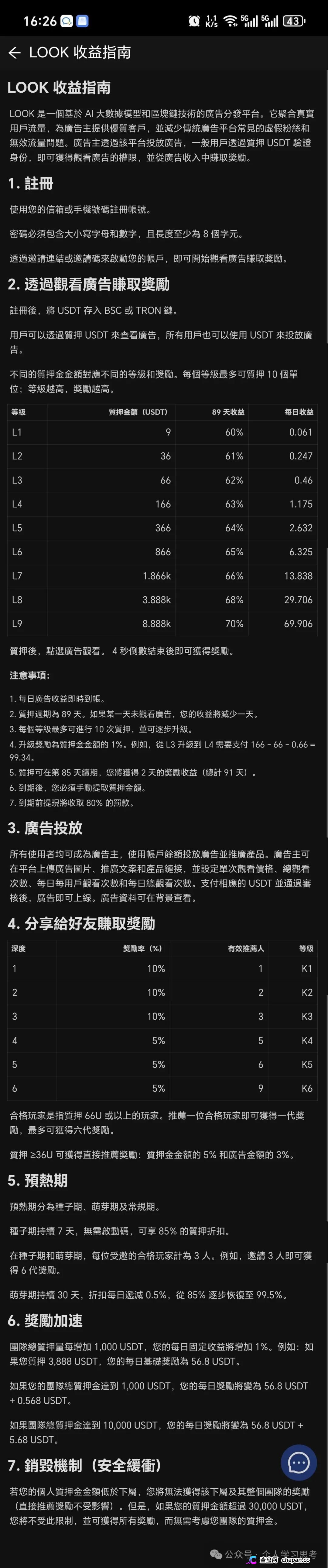 充值看广告才能赚USDT?起底LOOK项目资金盘真面目(2) 充值看广告才能赚USDT?起底LOOK项目资金盘真面目(2)